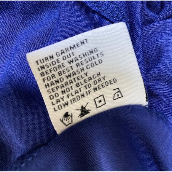 Liz Lange Purple Dress Gold Ring Detail Short Sleeve Plus Size 3X Boho Cocktail - Picture 5 of 6